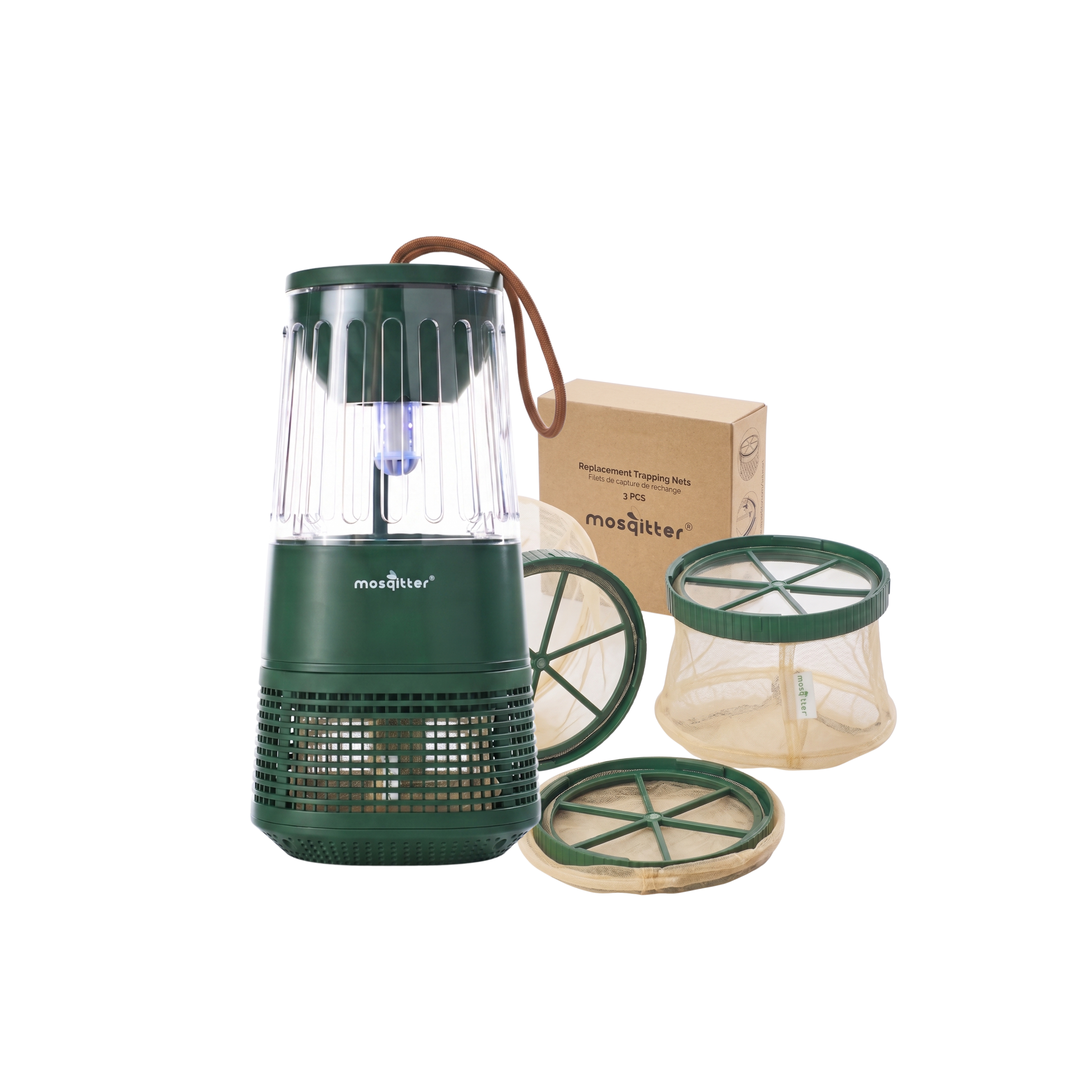 Mosqitter® Mini Bundle with a 3-Pack of Replacement Trapping Nets