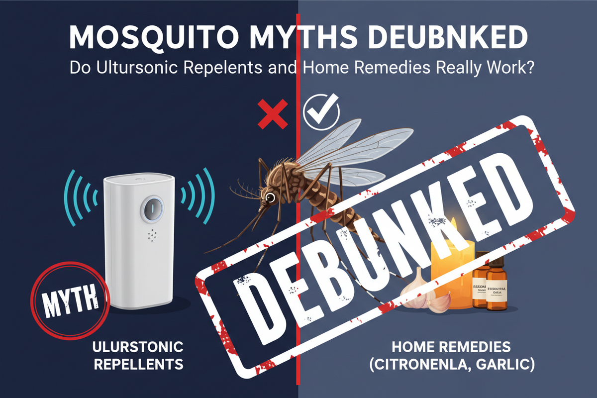 Mosquito Myths Debunked: Do Ultrasonic Repellents and Home Remedies Really Work?